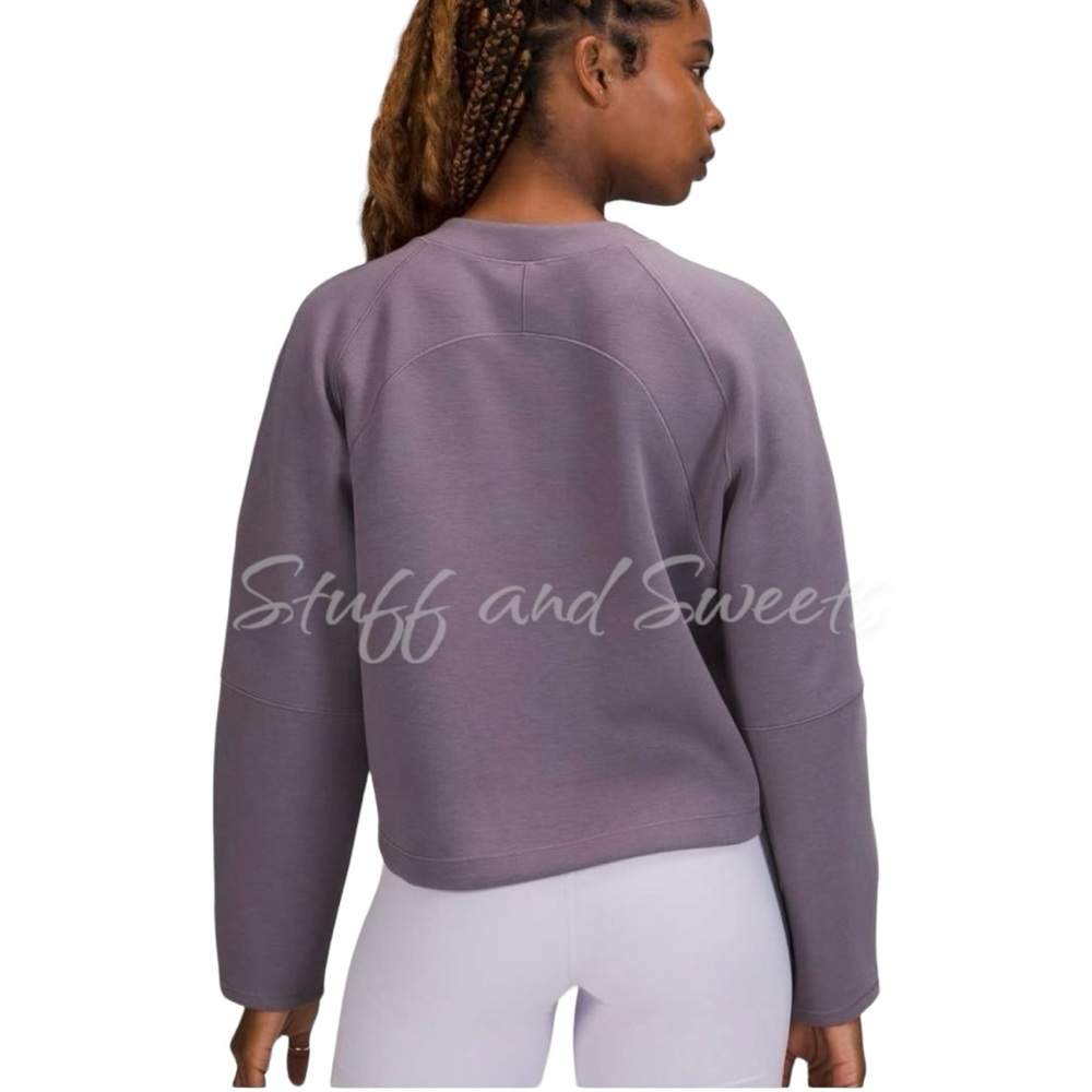Lululemon AirWrap Modal Crew Dusky Lavender 2 - Picture 3 of 10